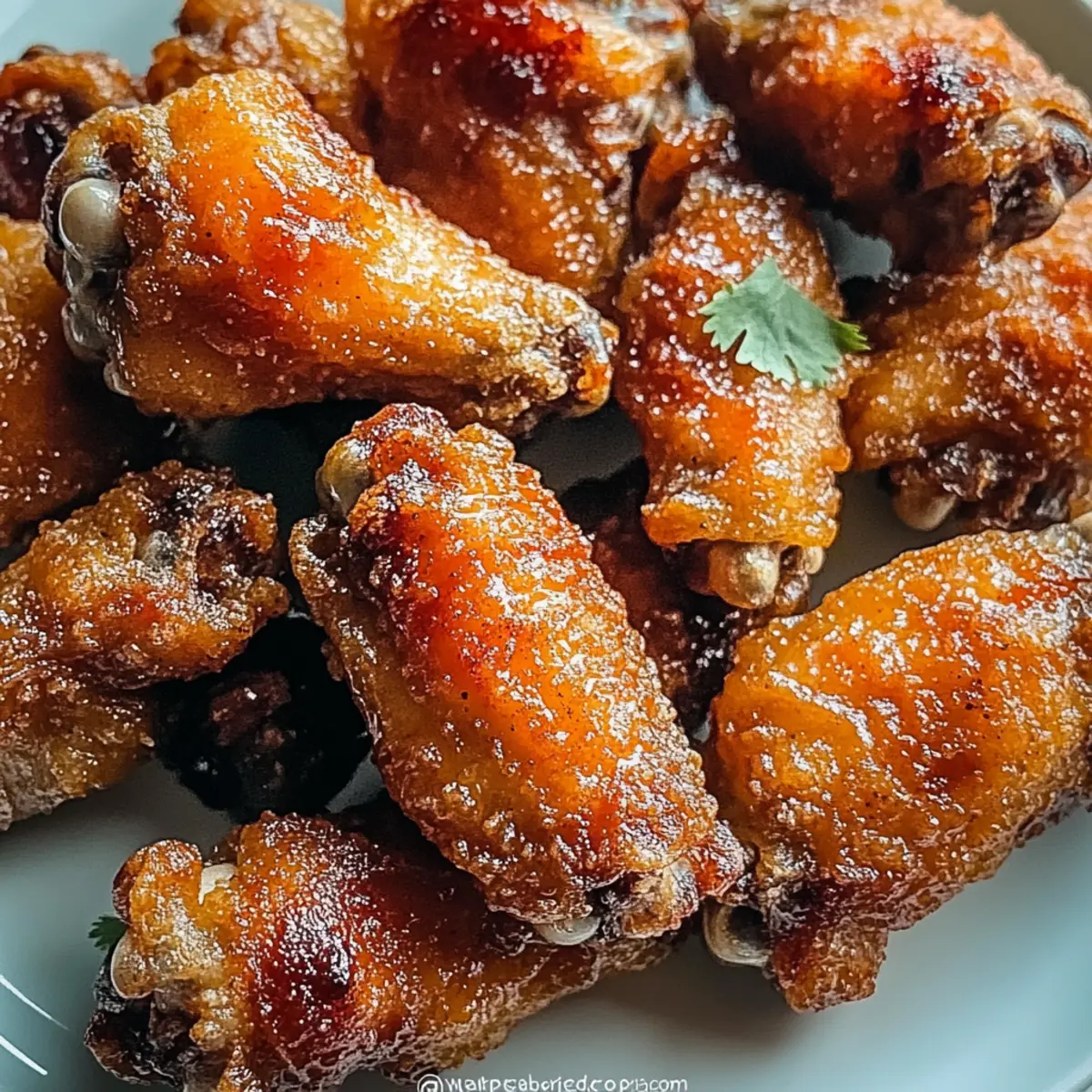 Crispy Air Fryer Chinese Chicken Wings for Ultimate Flavor Bliss