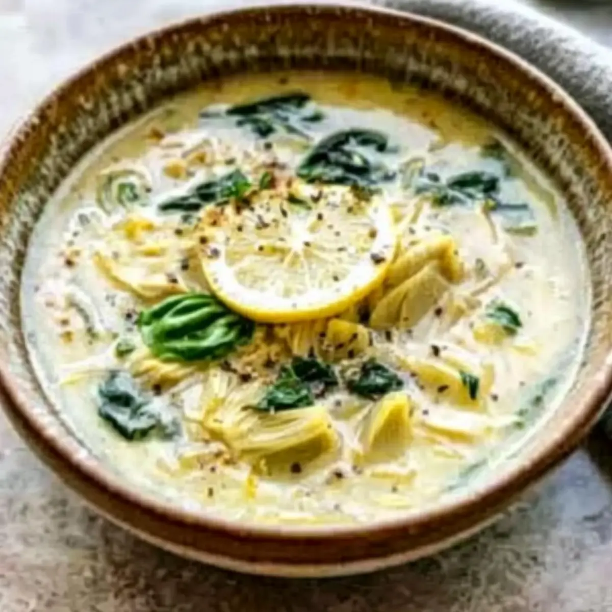 Lemony Tuscan Artichoke Soup: A Zesty Vegan Comfort Bowl