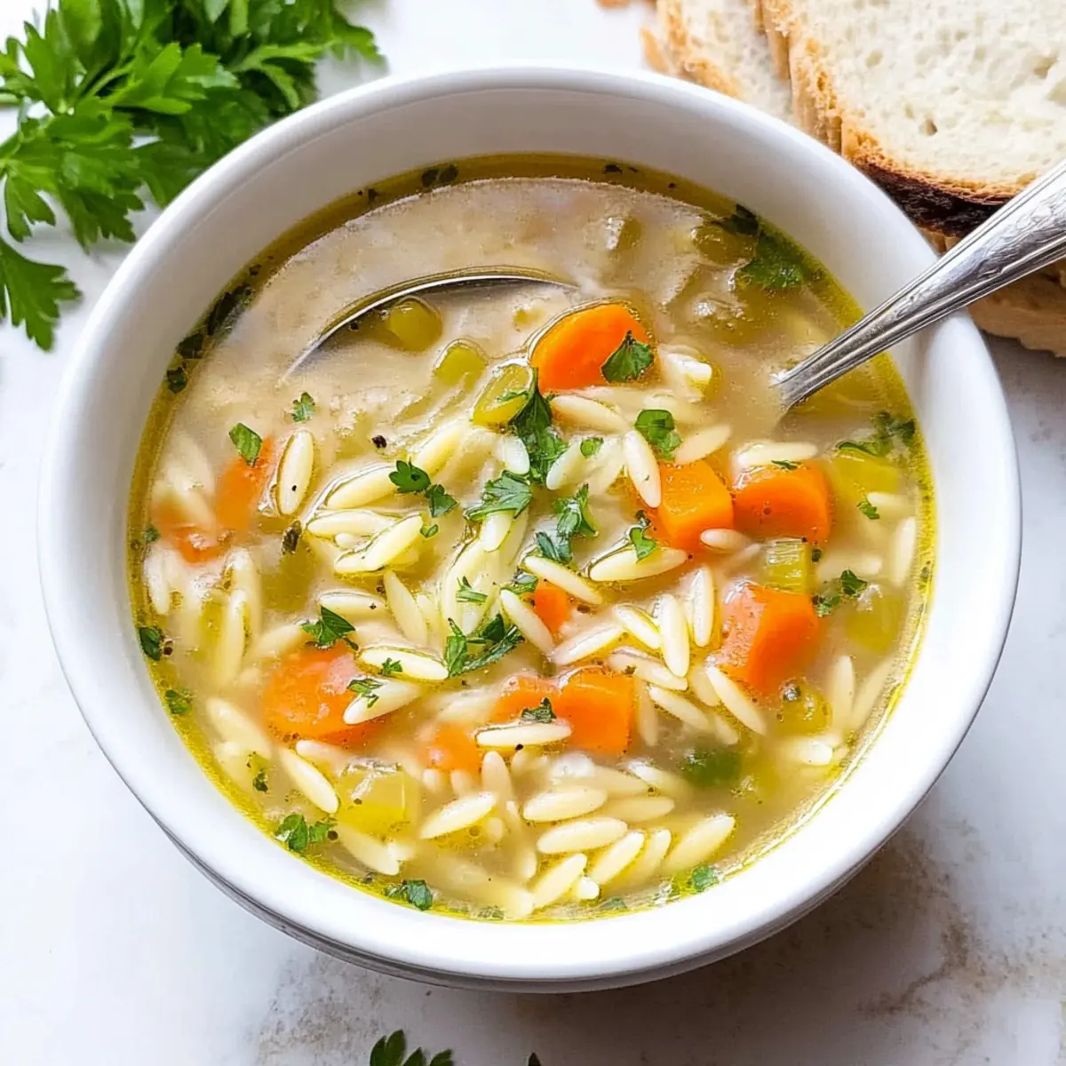 Cozy Orzo Soup for a Warm and Nourishing Dinner