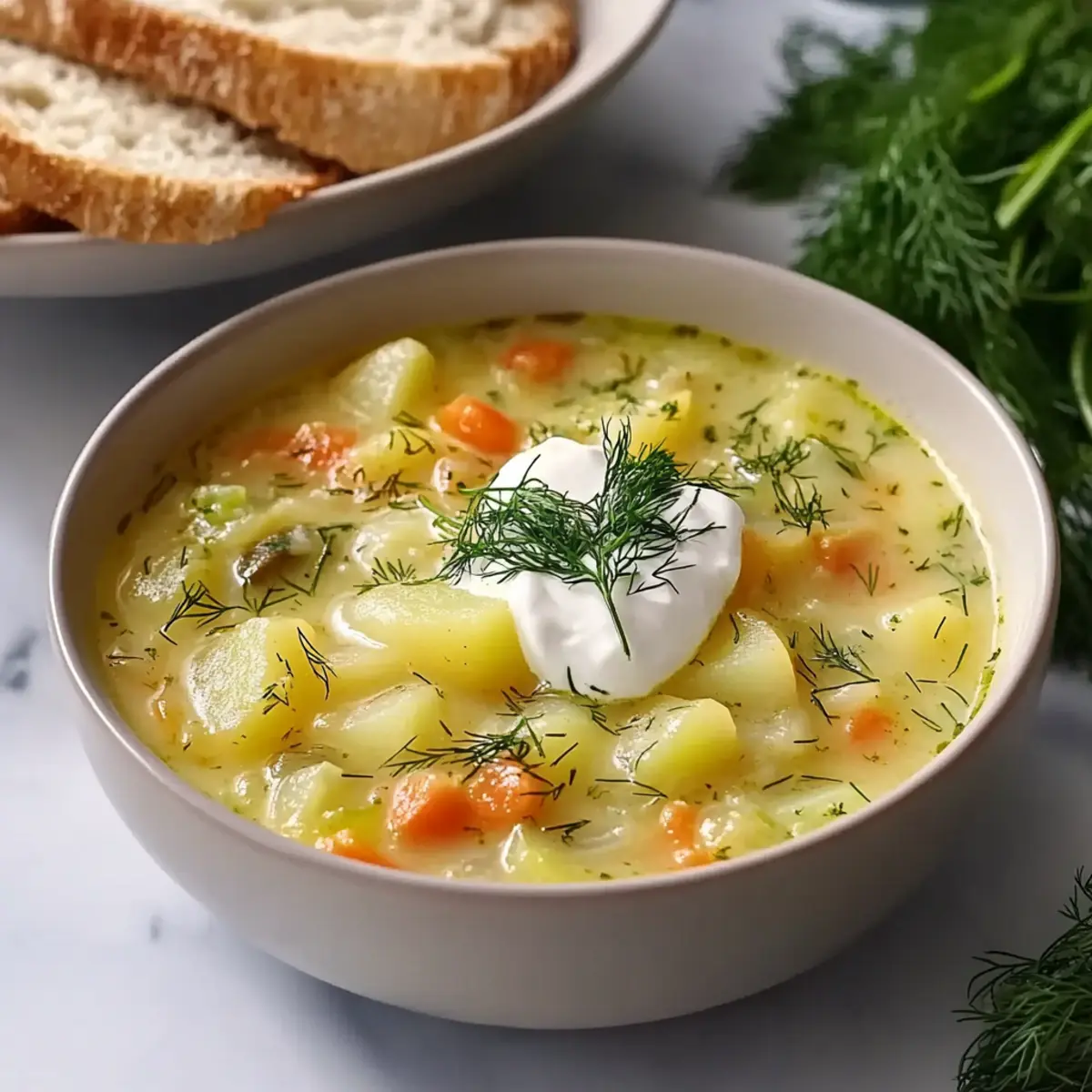 Creamy Potato Dill Pickle Soup That Warms Your Soul
