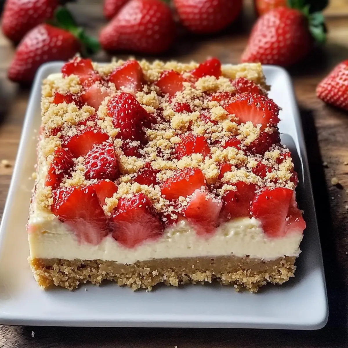 Heavenly Strawberry Cheesecake Bars That You’ll Love