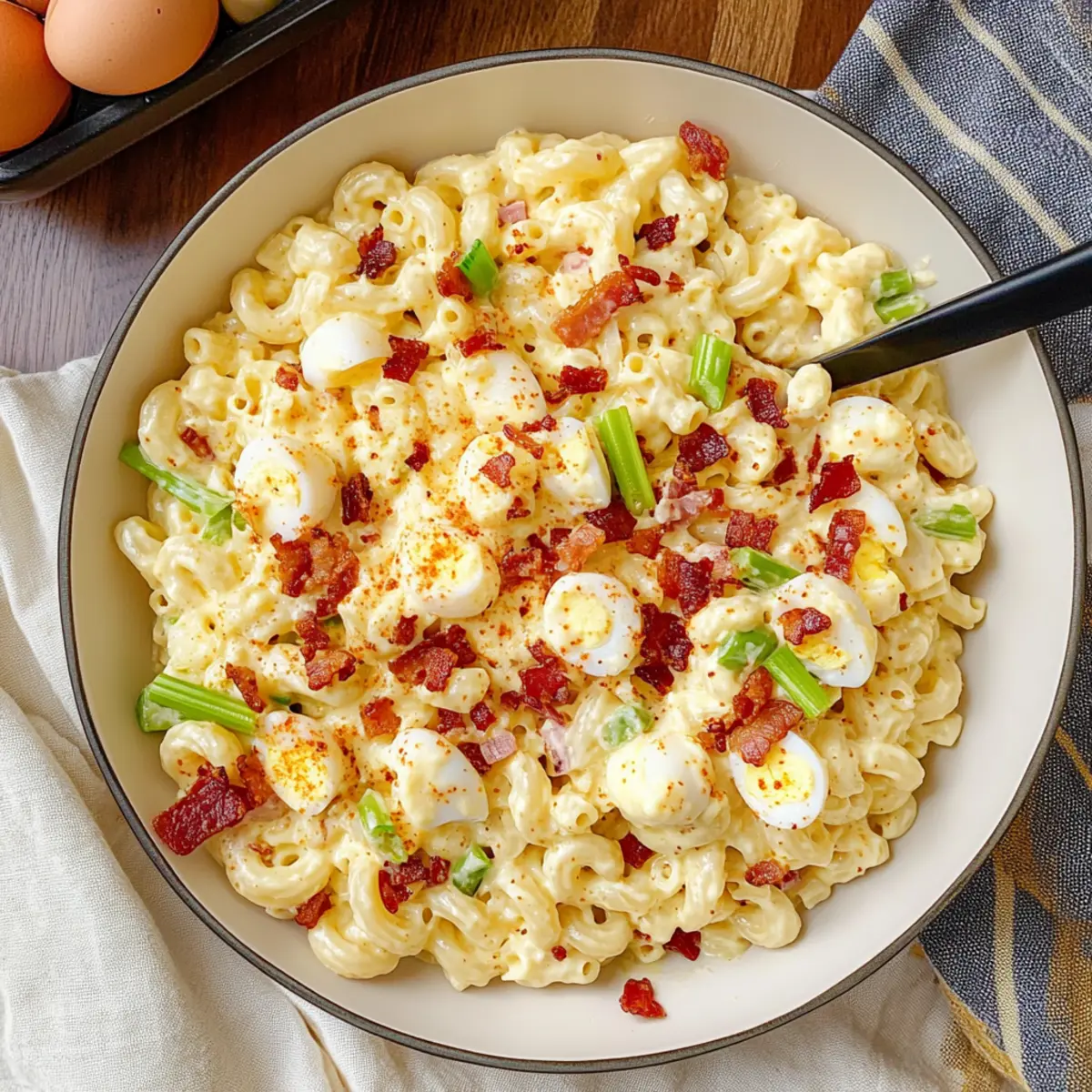 Creamy Deviled Egg Pasta Salad: A Summertime Favorite