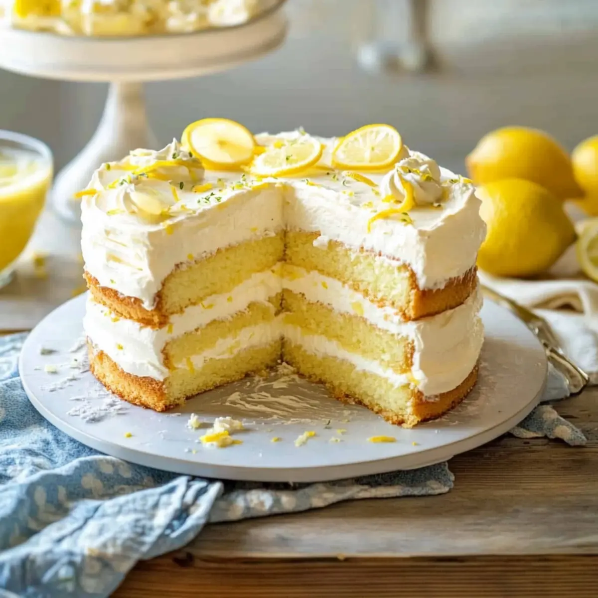 Limoncello Mascarpone Cake: A Creamy Slice of Joy