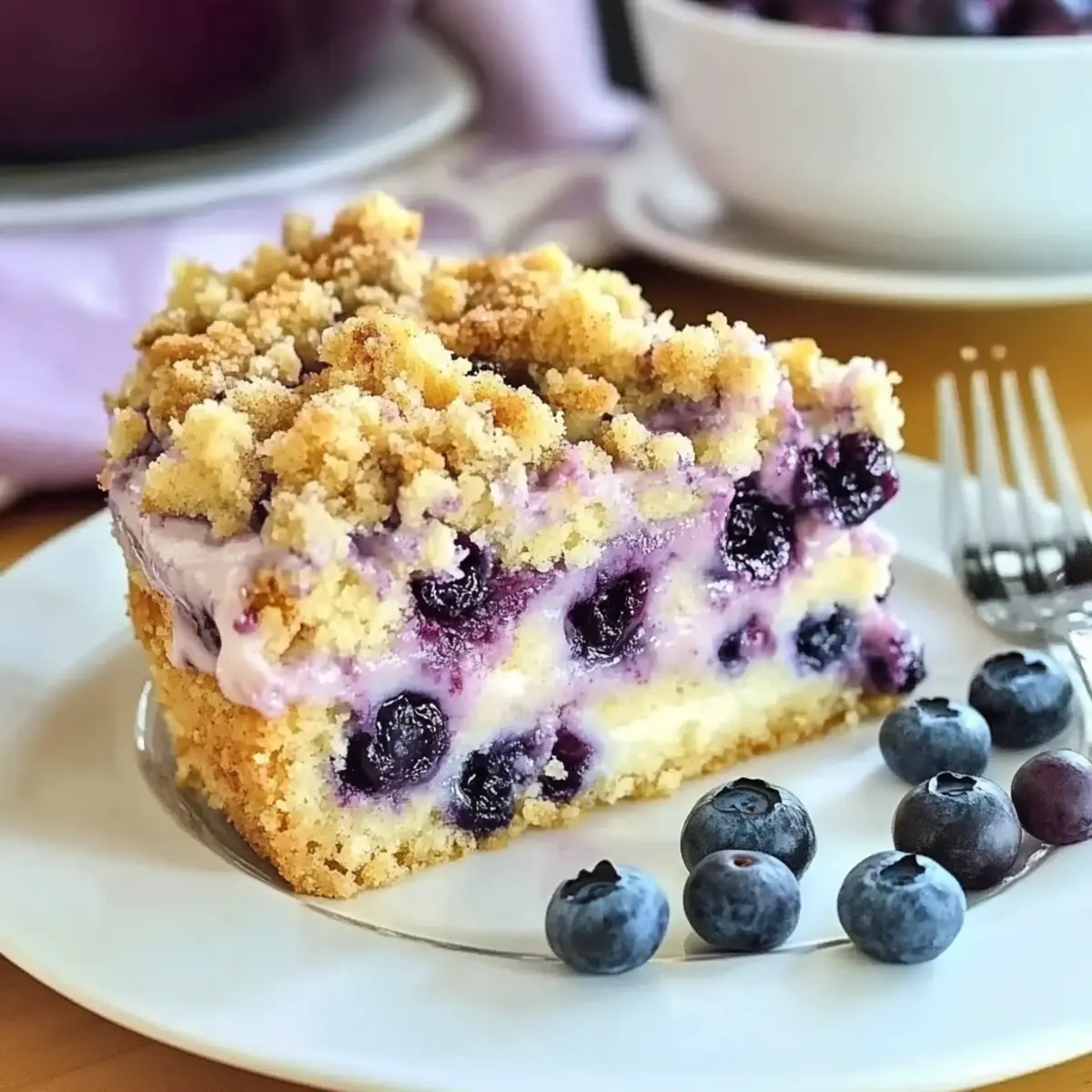 Decadent Blueberry Cheesecake Crumb Cake You’ll Love