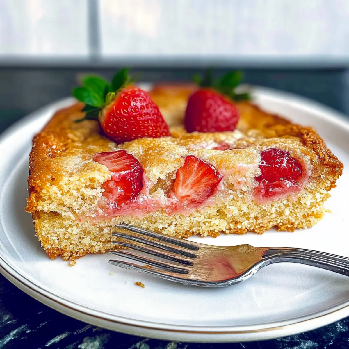 Deliciously Easy French Strawberry Cake for Sweet Moments