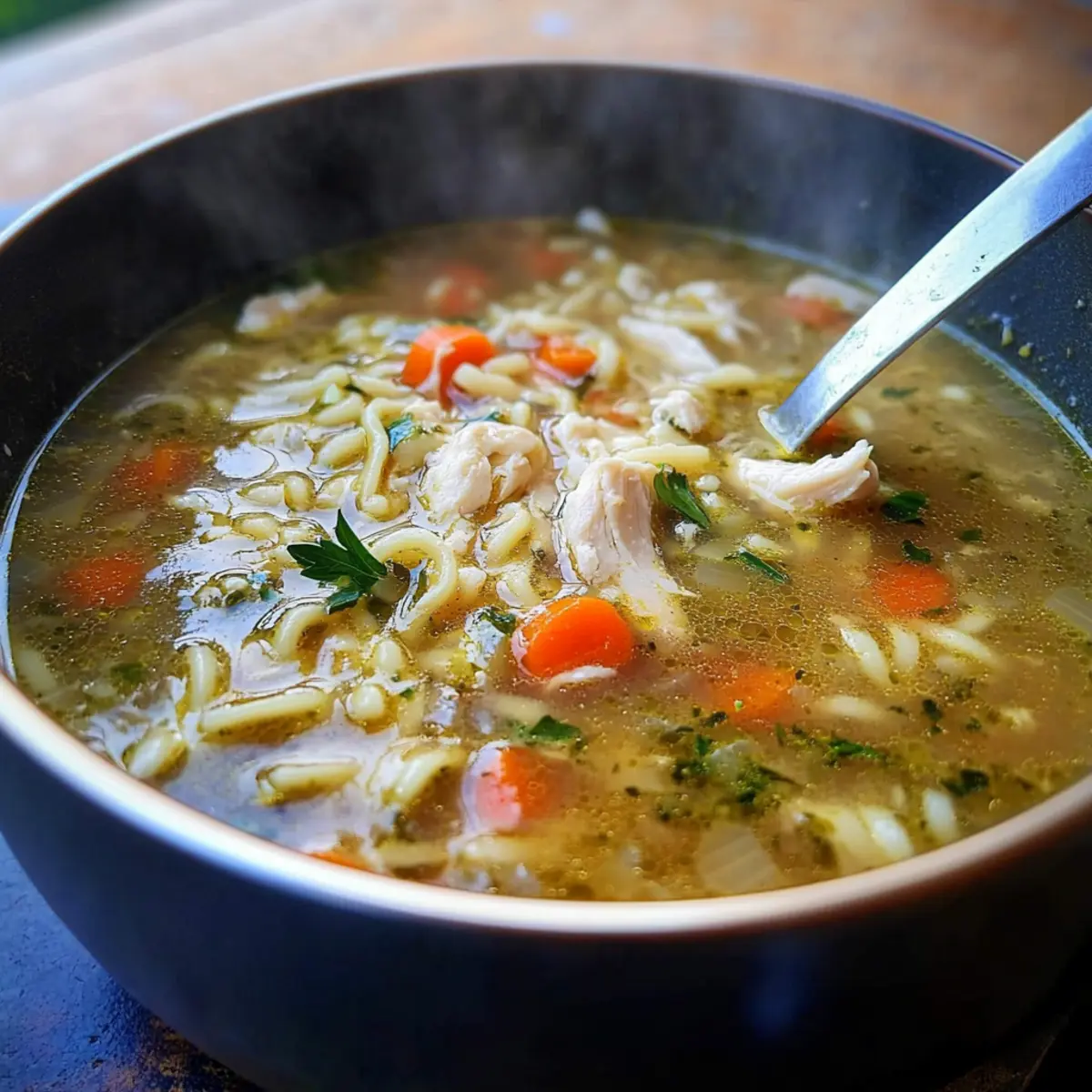 Nourishing Chicken Noodle Soup to Soothe Your Soul