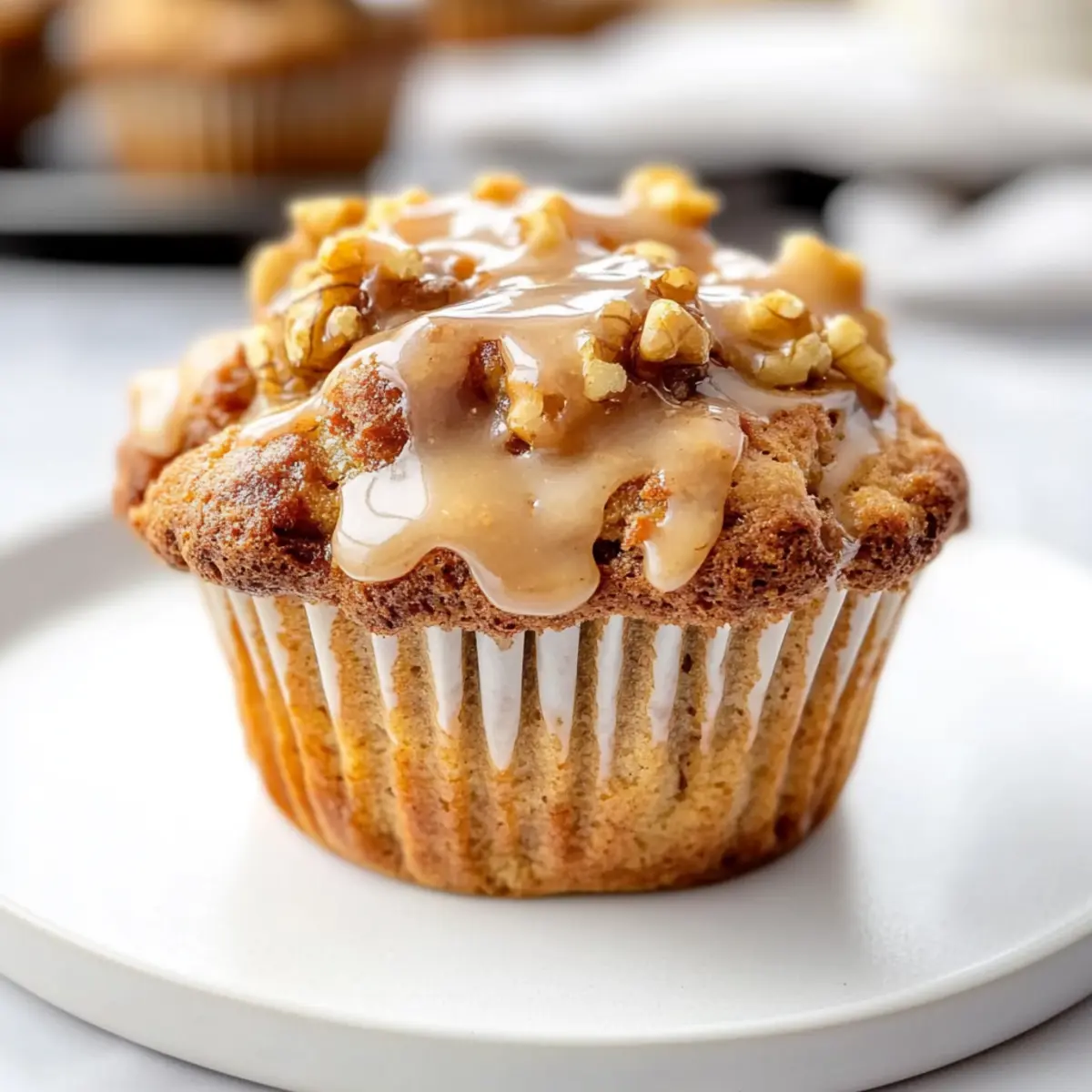 Irresistibly Soft Maple Walnut Muffins Perfect for Fall