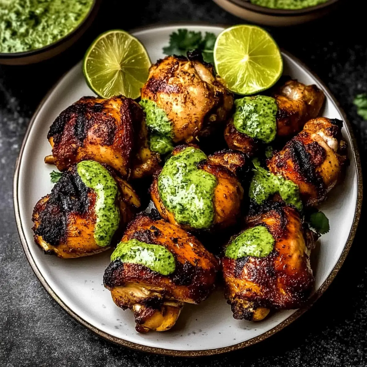 Zesty Peruvian Chicken with Green Sauce for Flavor Lovers