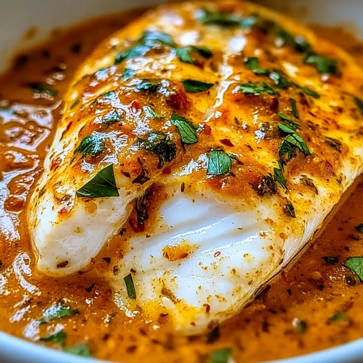 Tilapia in Roasted Pepper Sauce: A Quick Mediterranean Delight