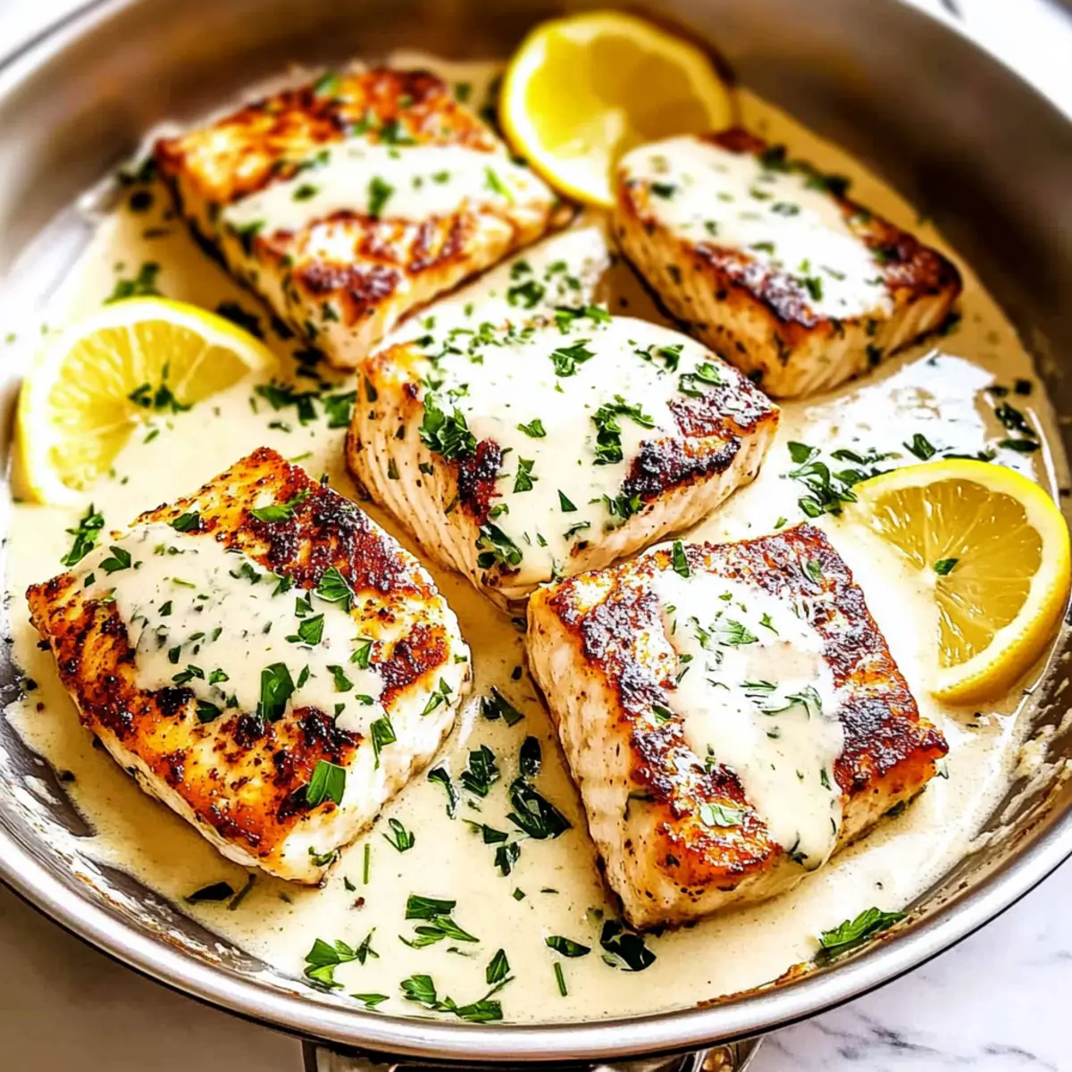 Mahi Mahi Fish in Lemon Garlic Cream Sauce for Cozy Nights