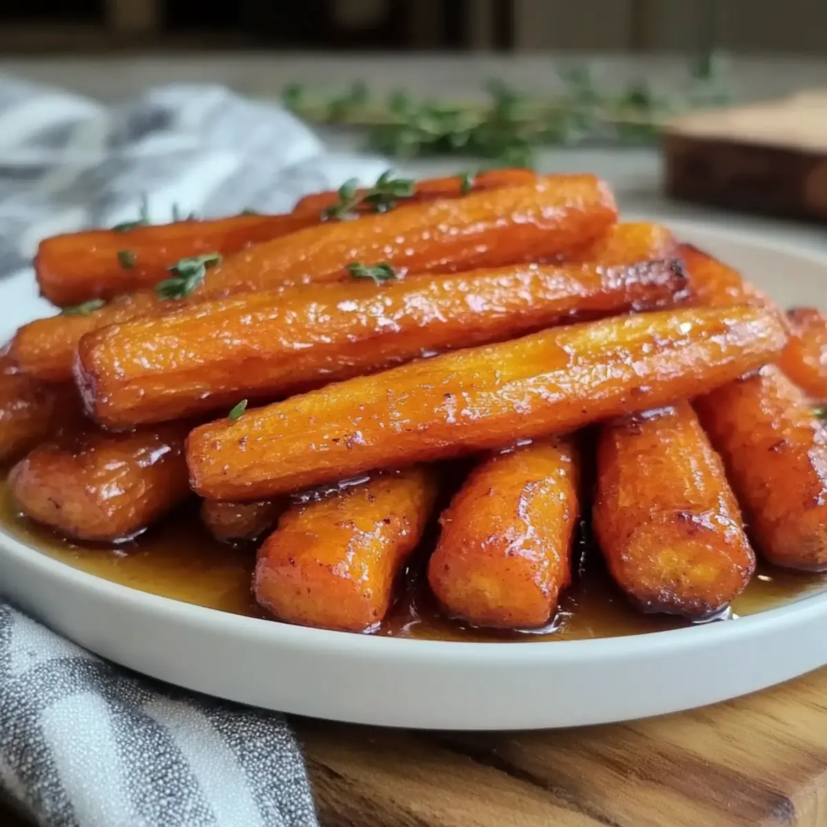Crispy Air Fryer Roasted Carrots with Honey Glaze Magic