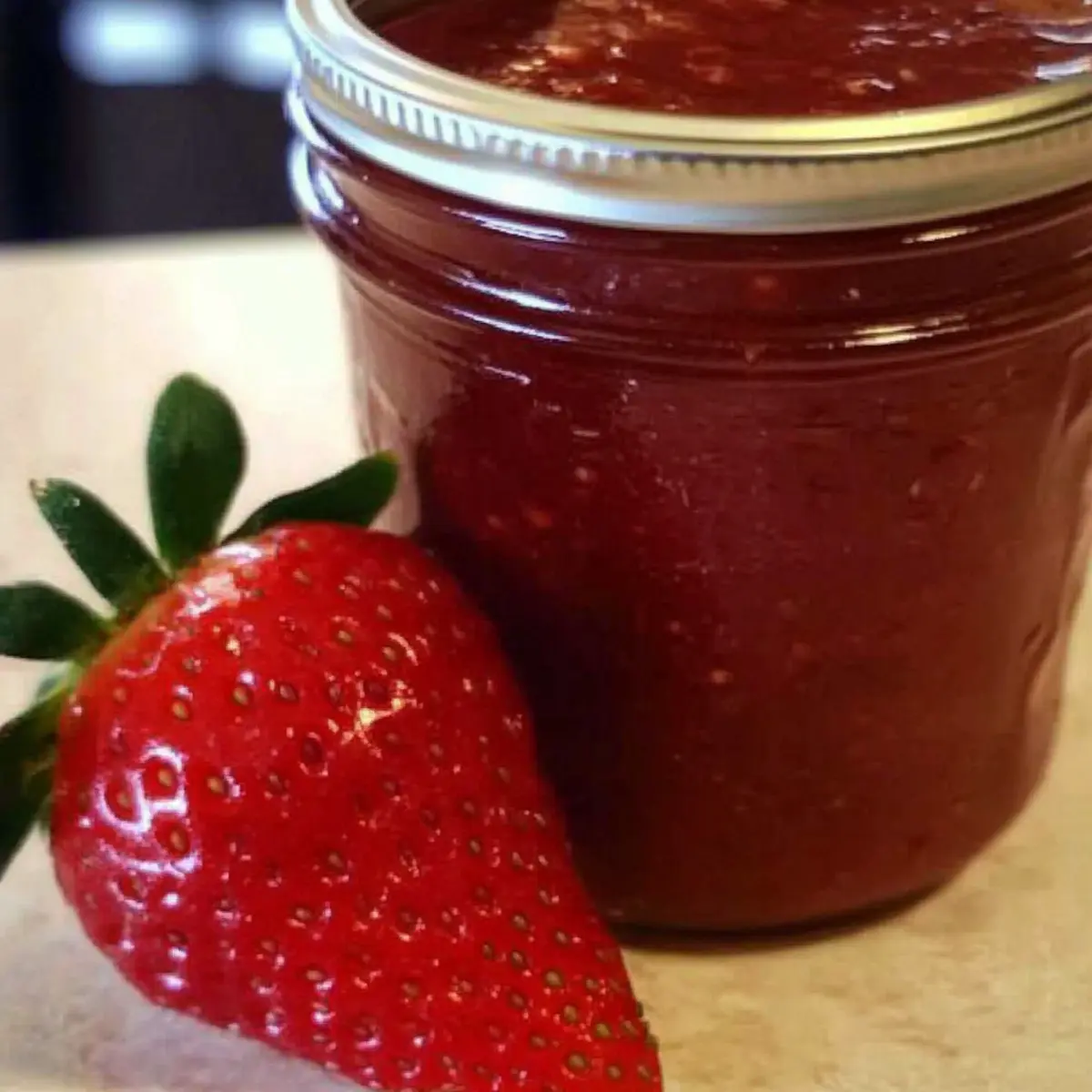 Delicious Strawberry Jalapeno Bourbon BBQ Sauce to Can at Home