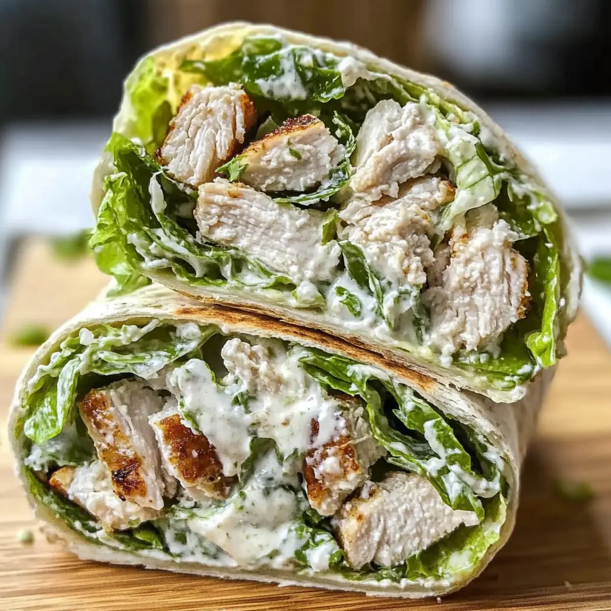 Savory Chicken Caesar Salad Wraps for Easy Lunch Bliss