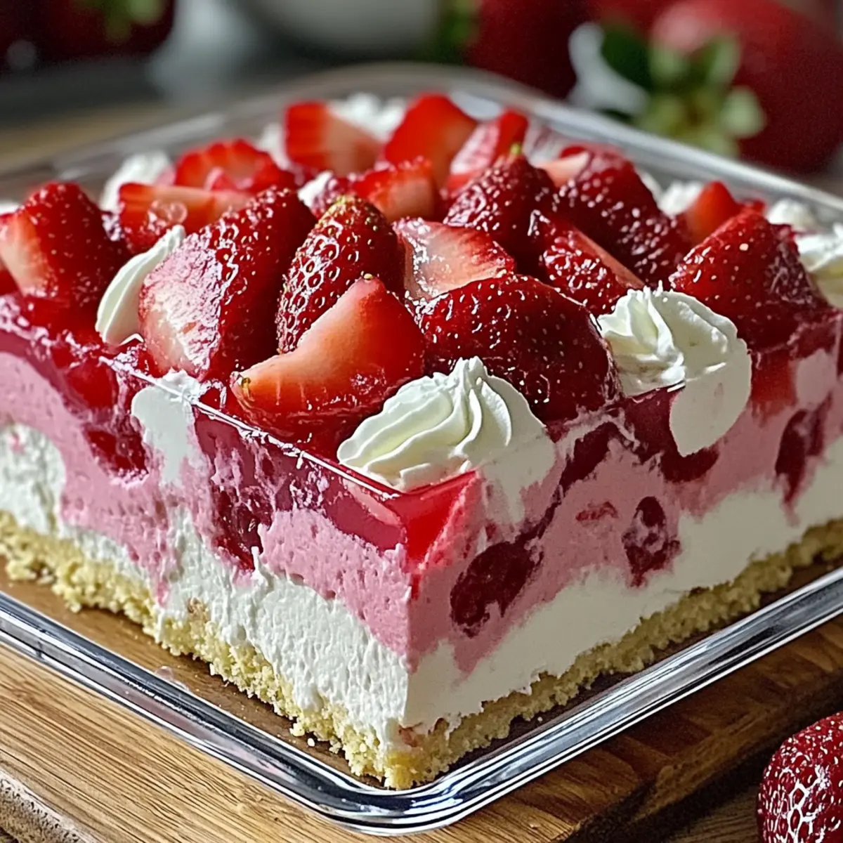 Strawberry Jello Lasagna: The No-Bake Summer Delight You Need