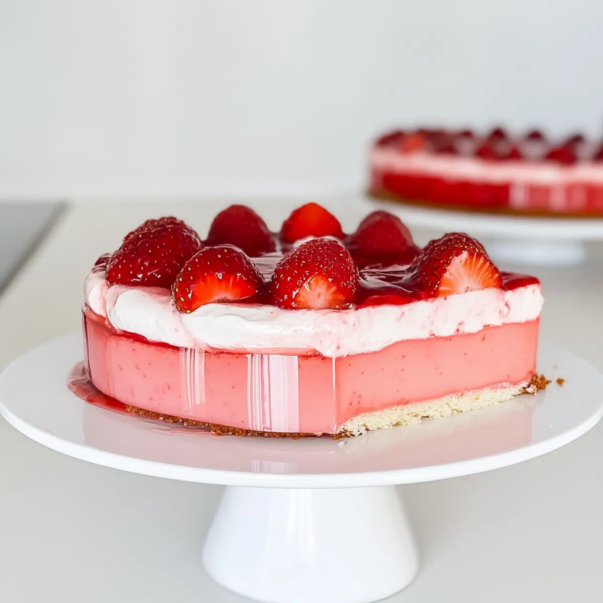 Refreshing Strawberry Jello Cake for a Sweet Summer Treat