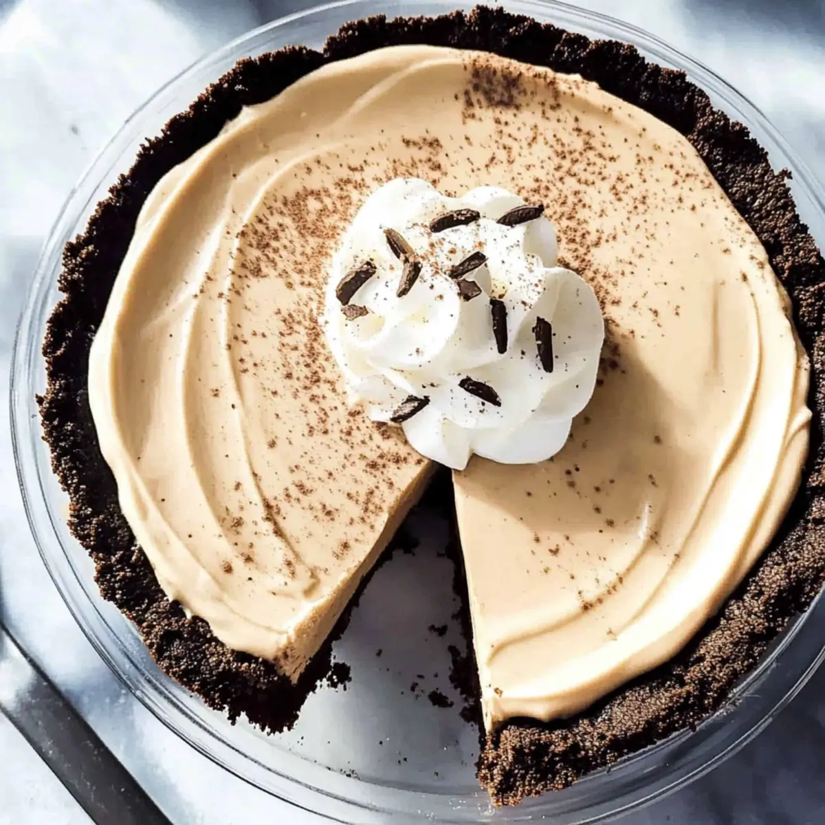 Indulge in Creamy Coffee Pie: No-Bake Delight Awaits