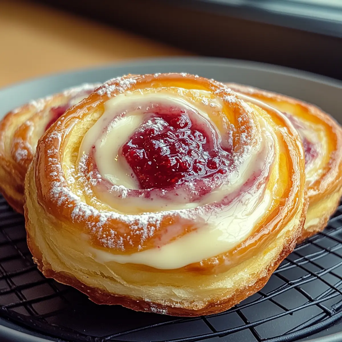 Heavenly Sugar Raspberry Danish Bun for Homemade Indulgence
