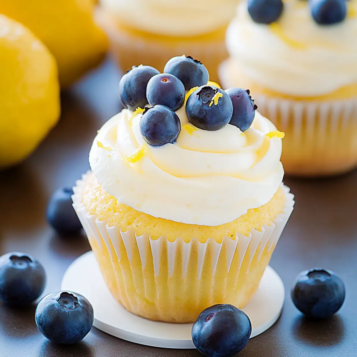 Delicious Lemon Blueberry Cupcakes for a Sweet Summer Treat