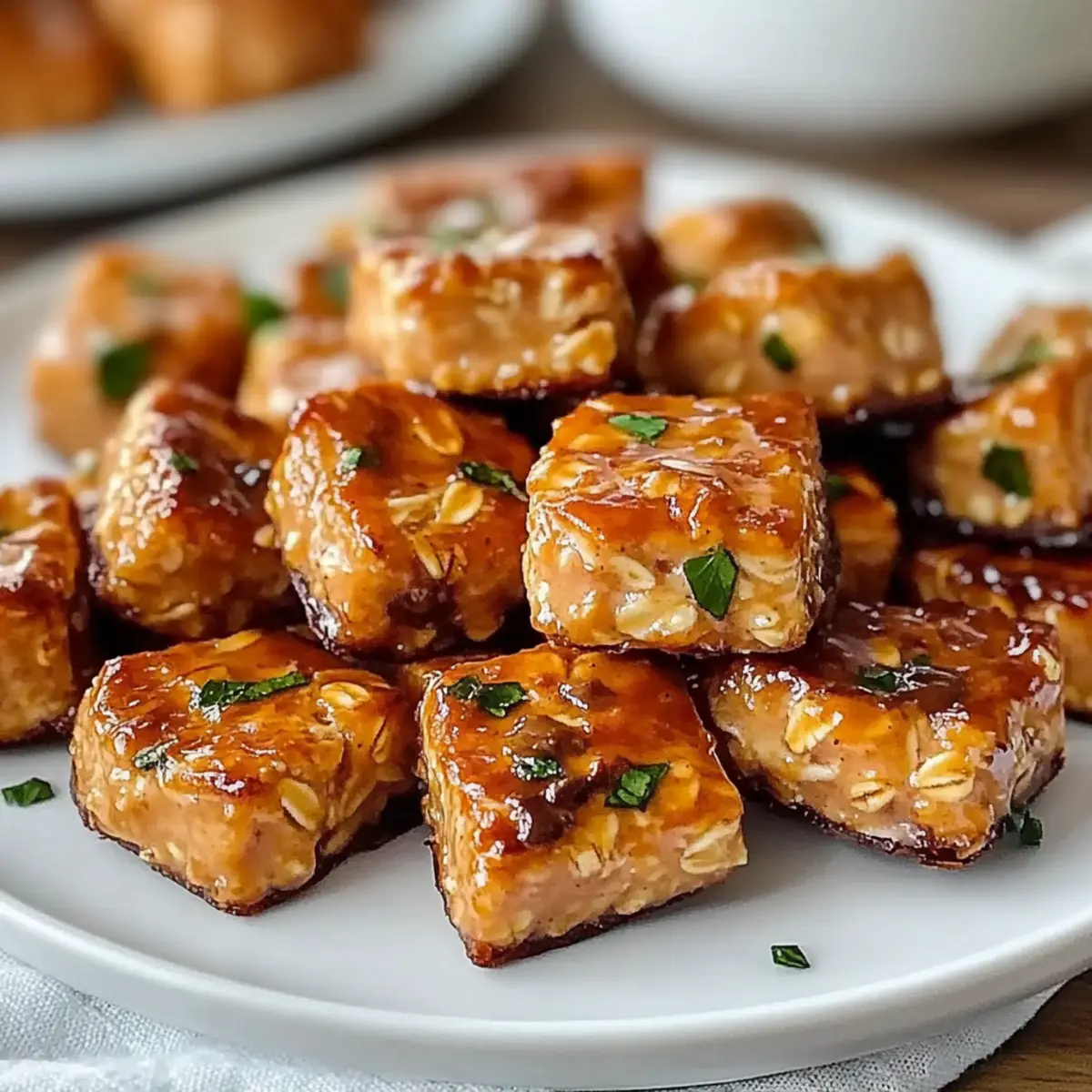 Irresistible Crispy Air Fryer Honey Garlic Salmon Bites