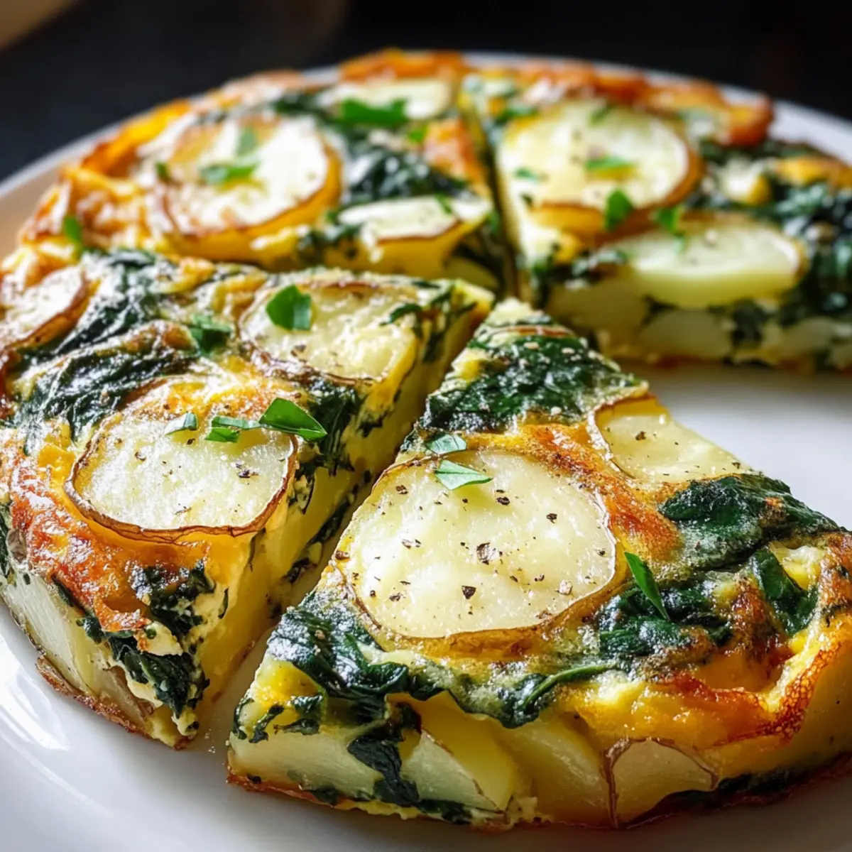 Delicious Potato & Spinach Frittata for Quick Comfort Cooking