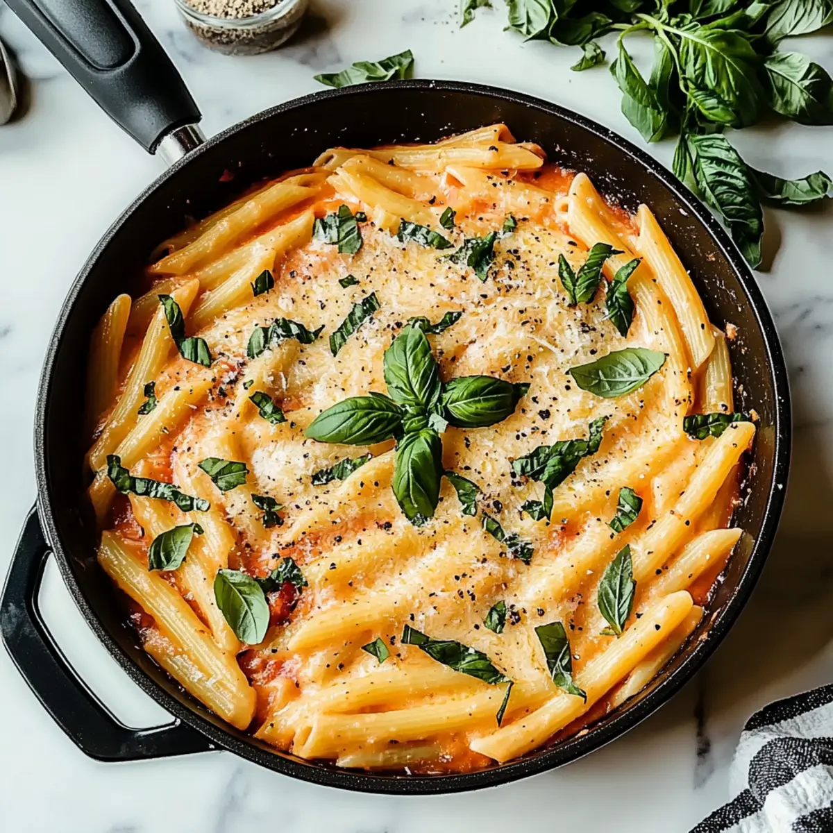 One Pan Creamy Tomato Pasta for Effortless Deliciousness