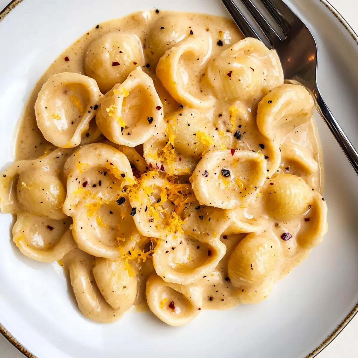 Creamy Garlic Lemon Pasta: A Cozy Vegetarian Indulgence