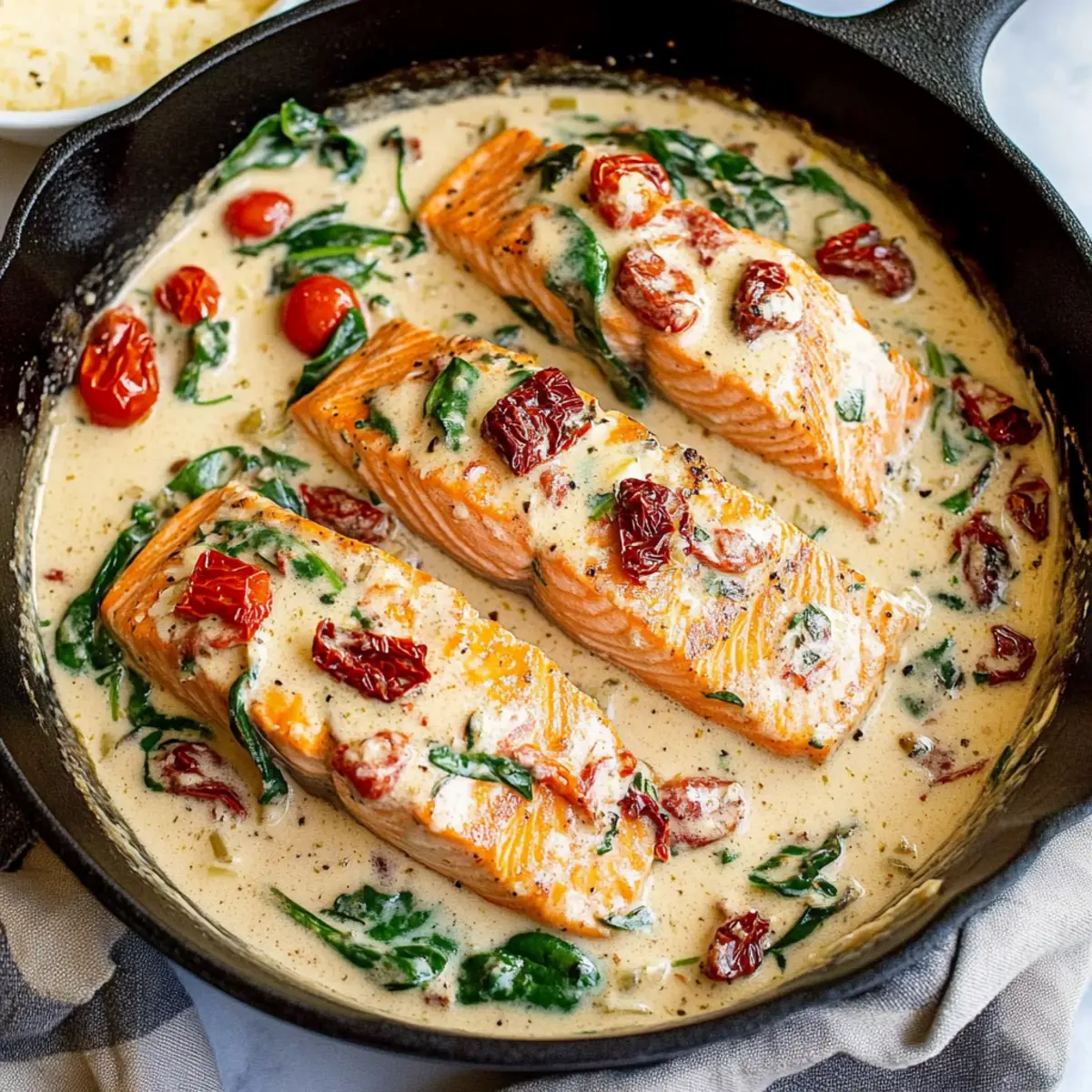 Creamy Tuscan Salmon: A Cozy 30-Minute Dinner Delight