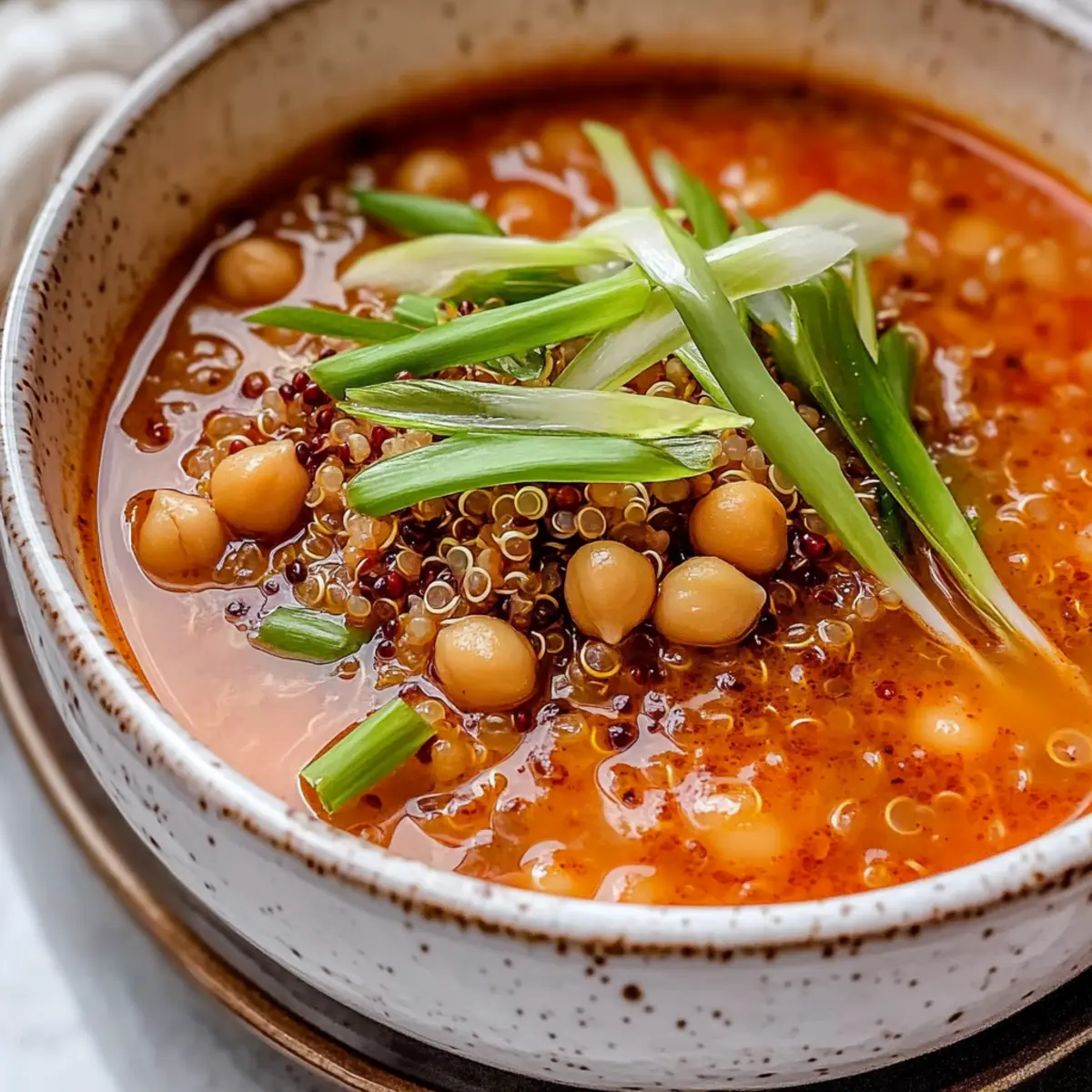 Comforting Gochujang Chickpea Soup in Just 30 Minutes