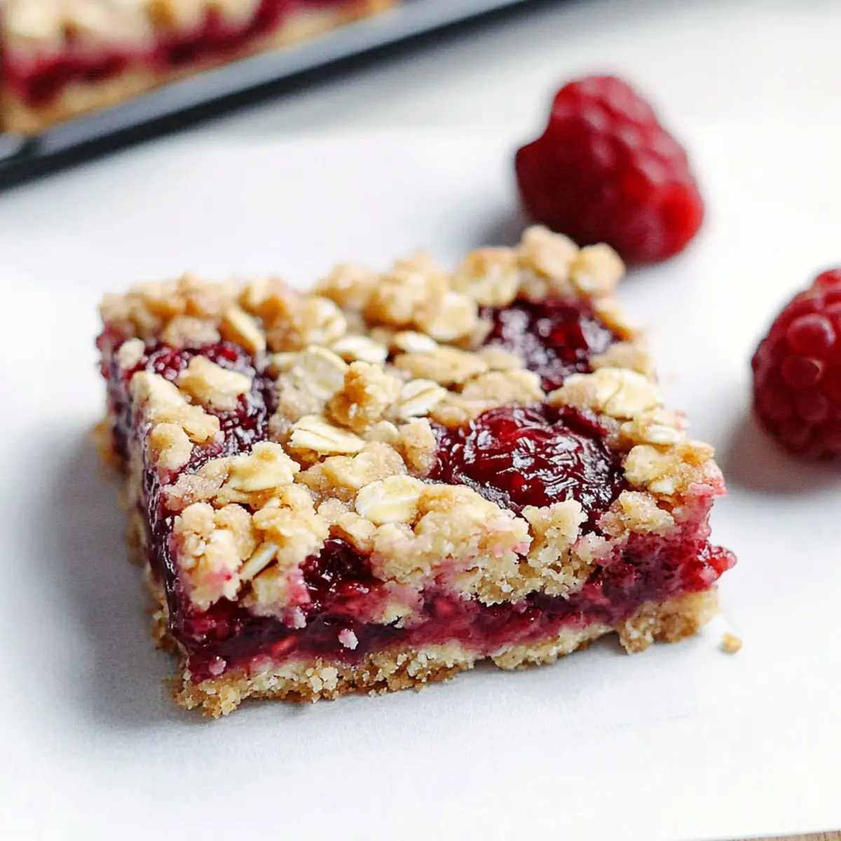 Raspberry Oatmeal Crumble Bars: Simple, Irresistible Delight