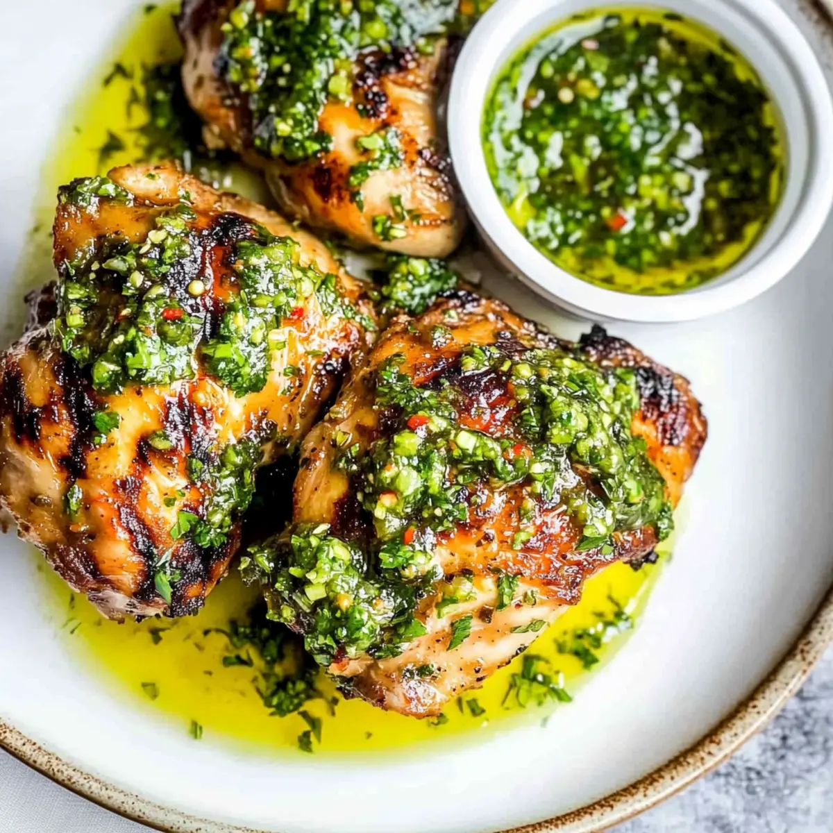 Savor the Flavor of Chimichurri Chicken Thighs Tonight