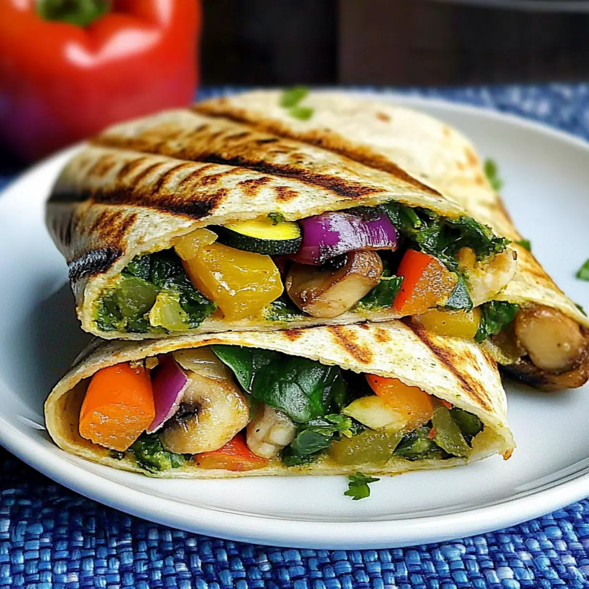 Delicious Grilled Veggie Wraps for a Healthy, Quick Meal