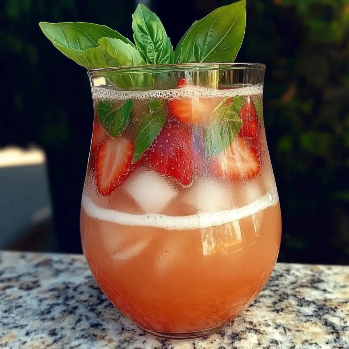 Delicious Strawberry Basil Lemonade for Refreshing Sips