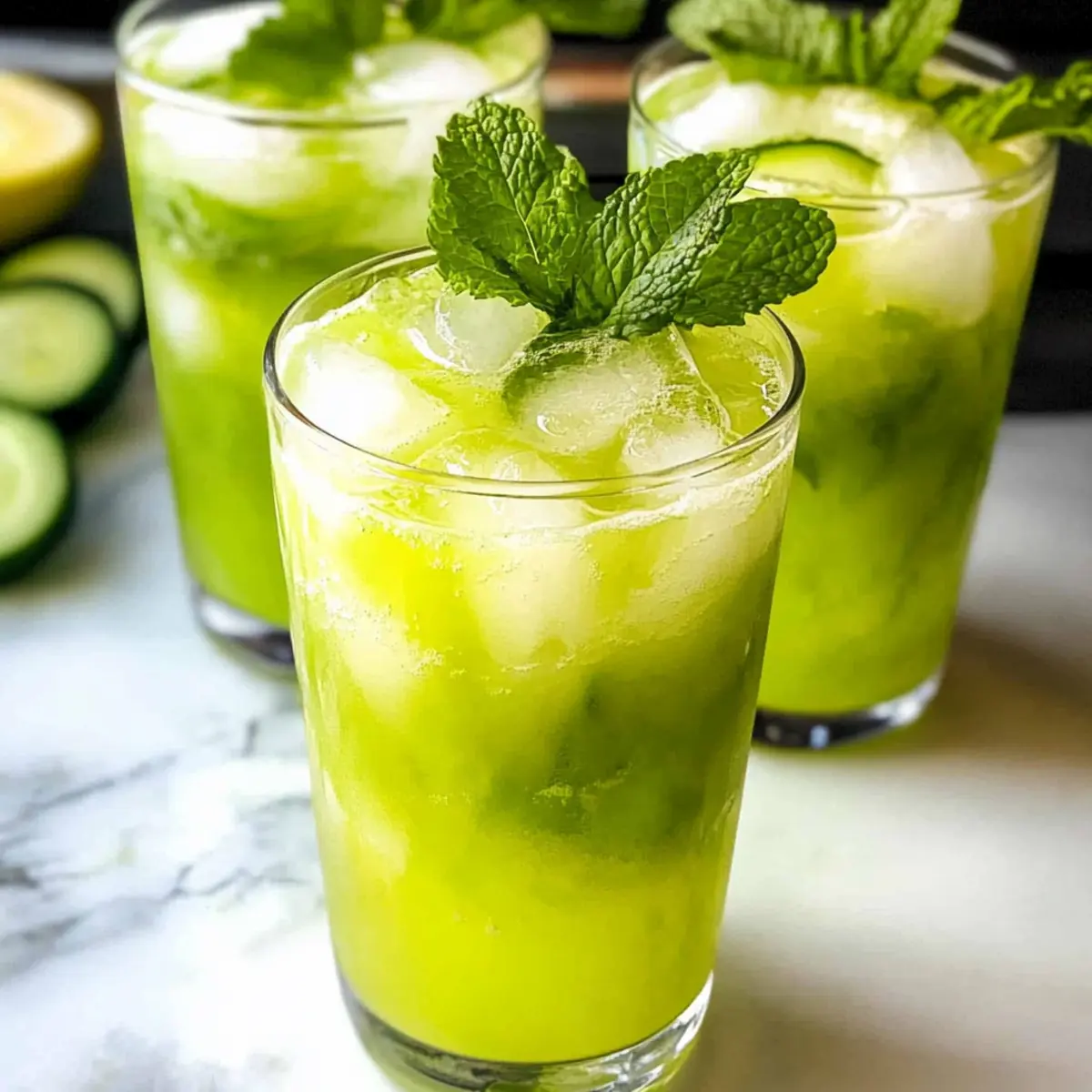 Cucumber Ginger Mint Agua Fresca: Refreshing Summer Delight