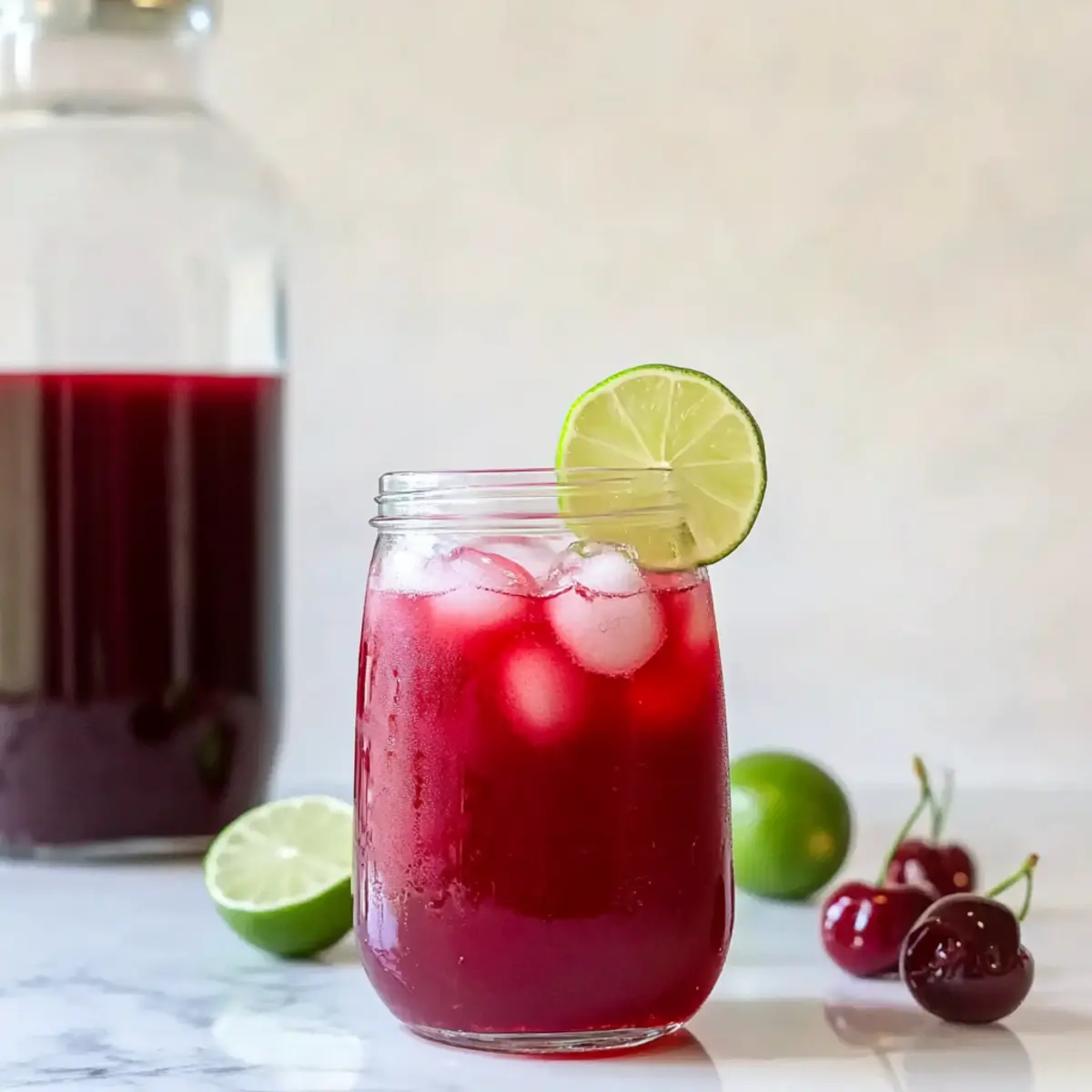 Refreshing Fresh Cherry Limeade for Blissful Summer Sips