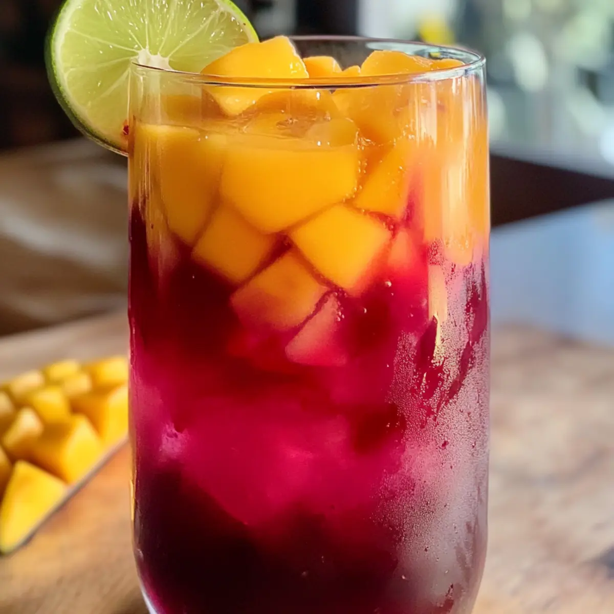 Delight in Refreshing Mango Hibiscus Iced Tea Perfection