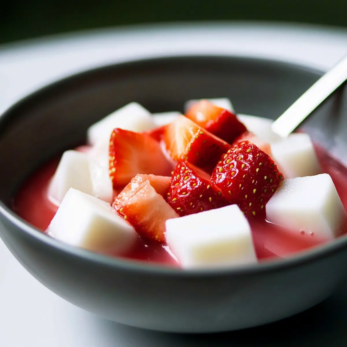 Creamy Strawberry-Haupia Agar Agar: A Light, Healthy Treat