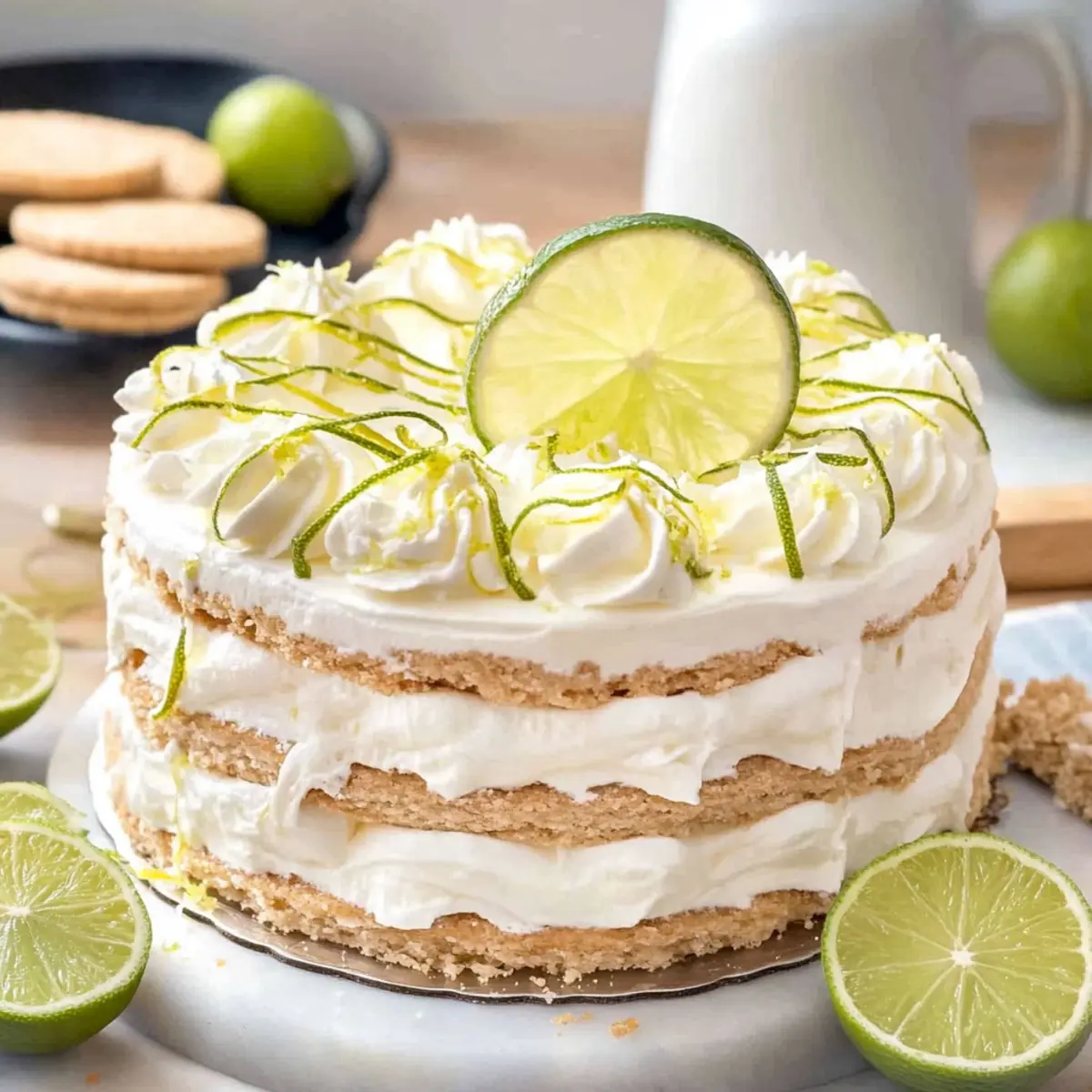 Refreshing Mexican Lime Icebox Cake: Easy No-Bake Delight