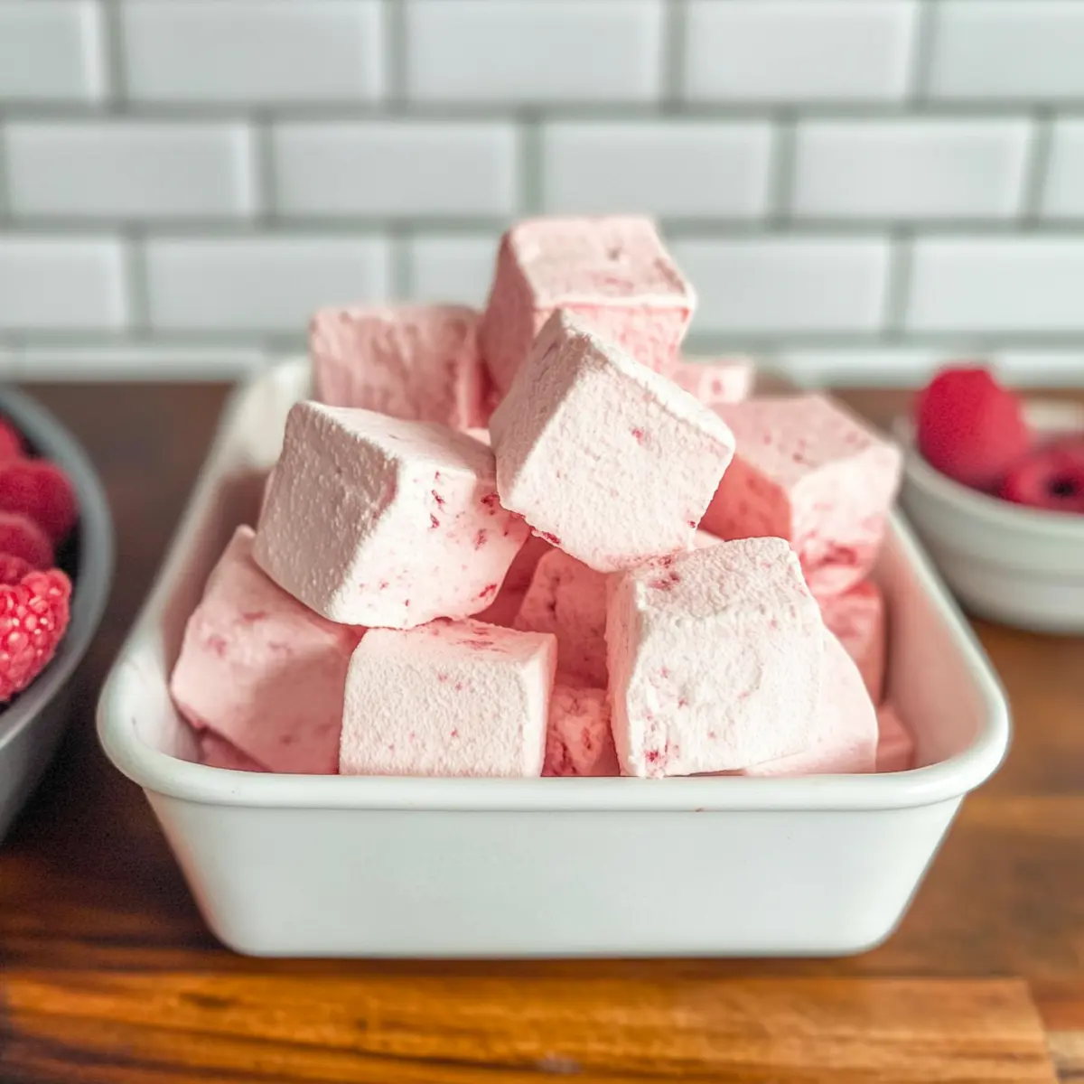 Fluffy Raspberry Marshmallows: A Healthier Sweet Treat