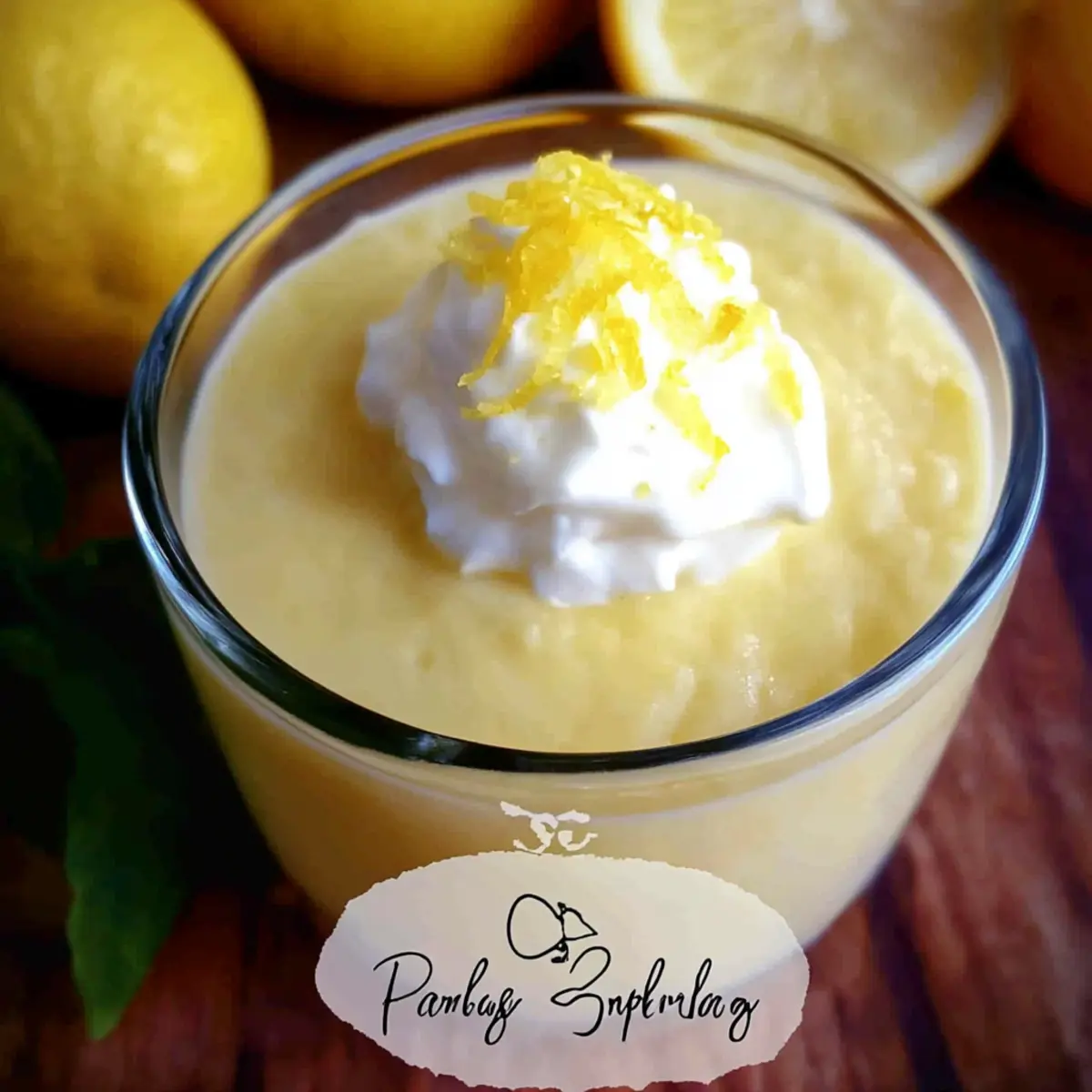 Creamy Homemade Lemon Pudding Bursting with Fresh Flavor