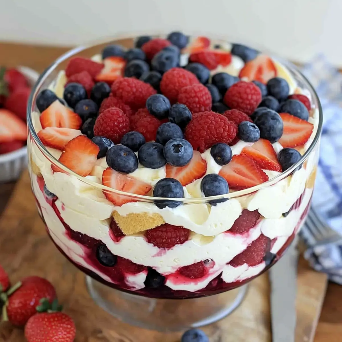 Light and Luscious Angel Food Berry Trifle for Summer Bliss
