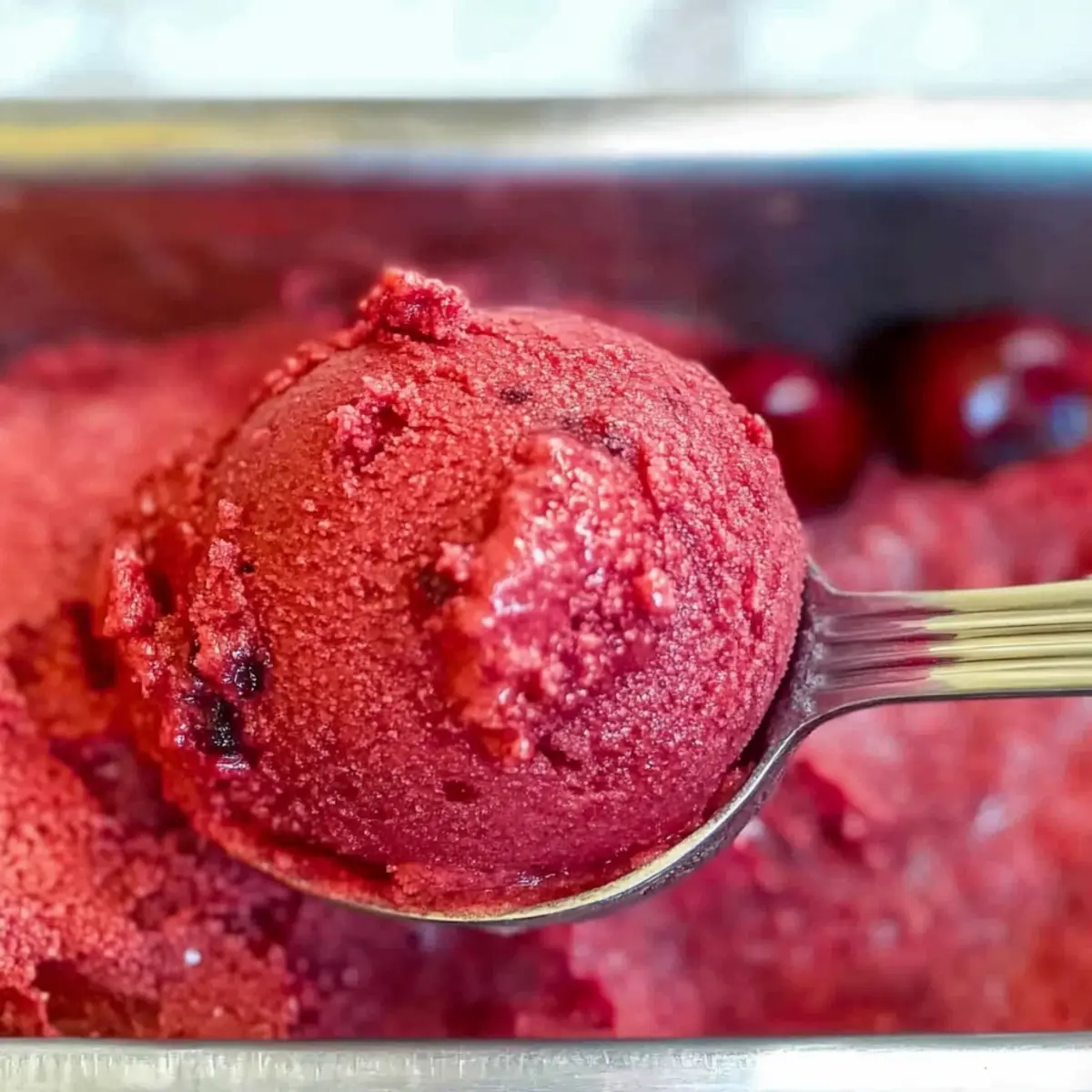 Delicious Cherry Sorbet: Your 3-Ingredient Summer Delight