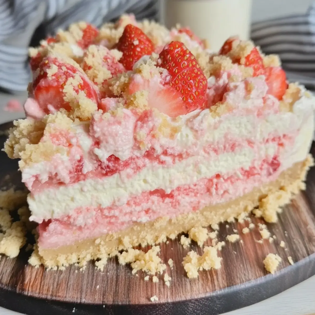 Irresistible Strawberry Crunch Cheesecake for Summer Bliss