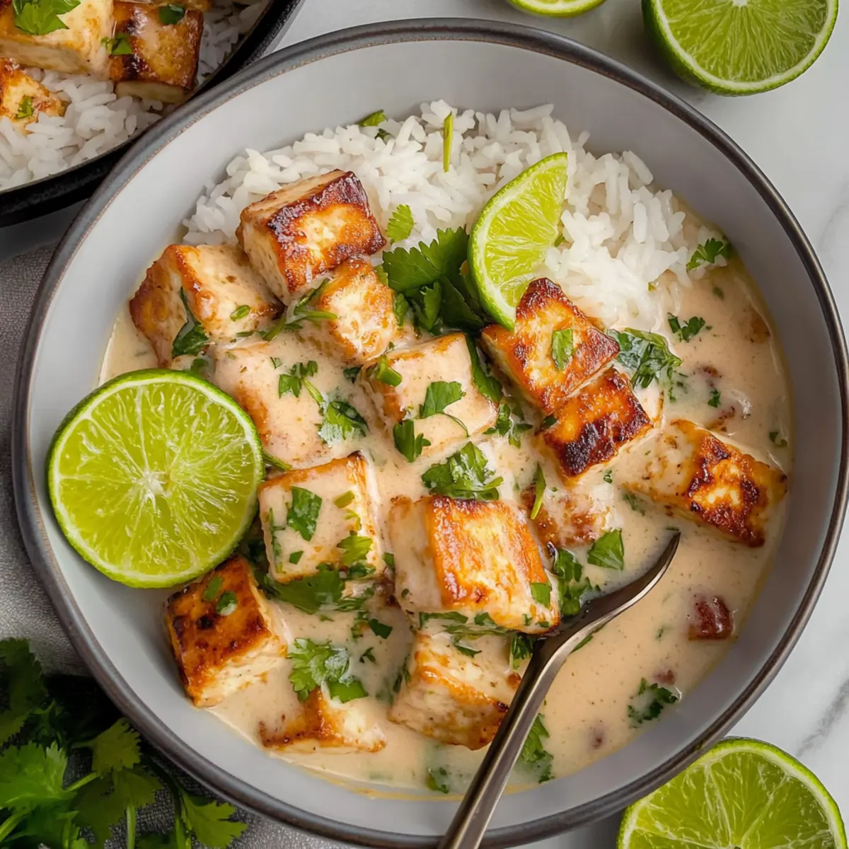 Coconut Lime Tofu: A Quick Tropical Delight for Dinner