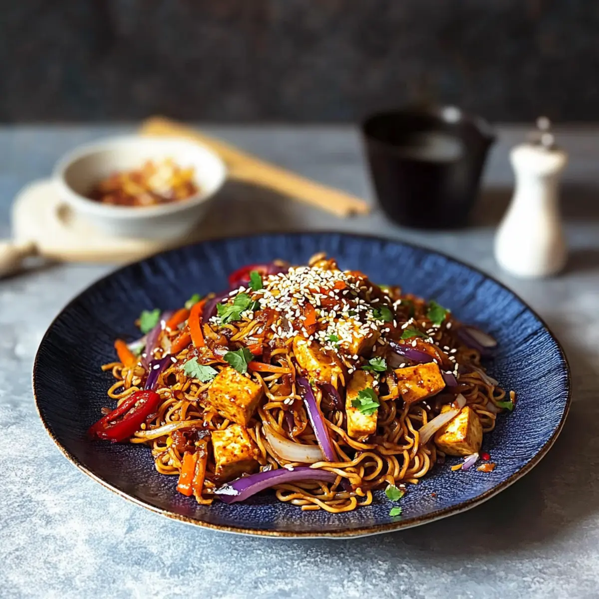 Quick & Savory Vegetable Tofu Lo Mein in Just 30 Minutes
