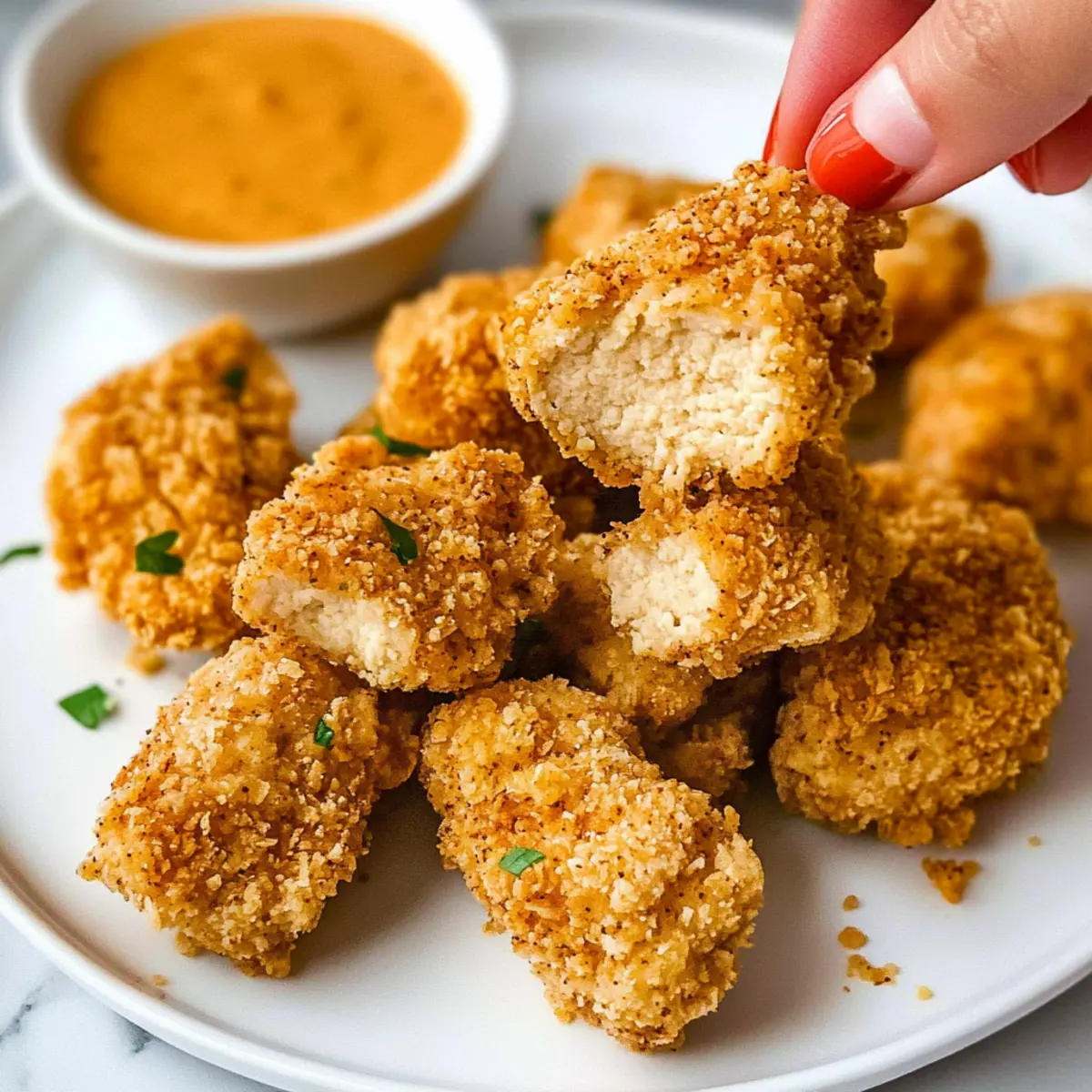 Savory Tofu Fried Chicken Nuggets for a Crispy Delight