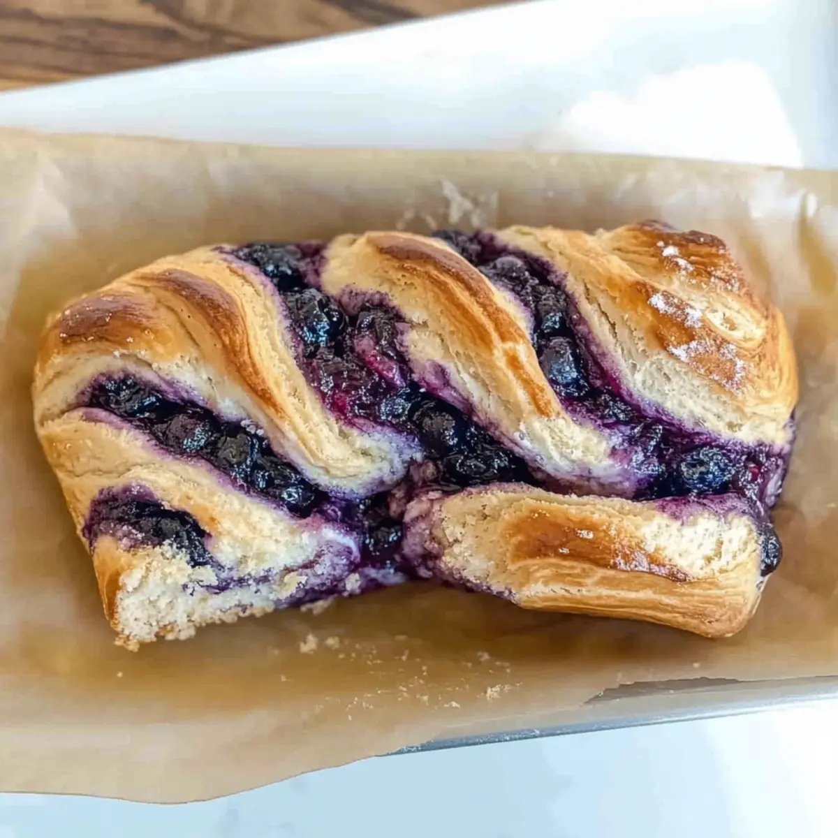 Irresistible Blueberry Cream Cheese Babka for Breakfast Bliss