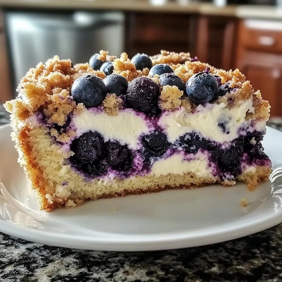 Easy Blueberry Cream Cheese Crumb Cake for Sweet Moments