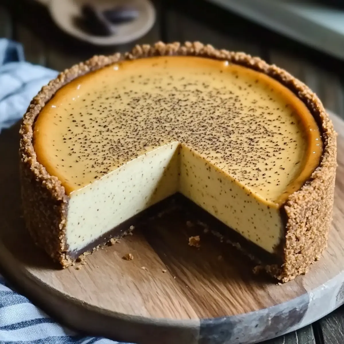 Indulge in Vanilla Bean Brown Butter Cheesecake Bliss