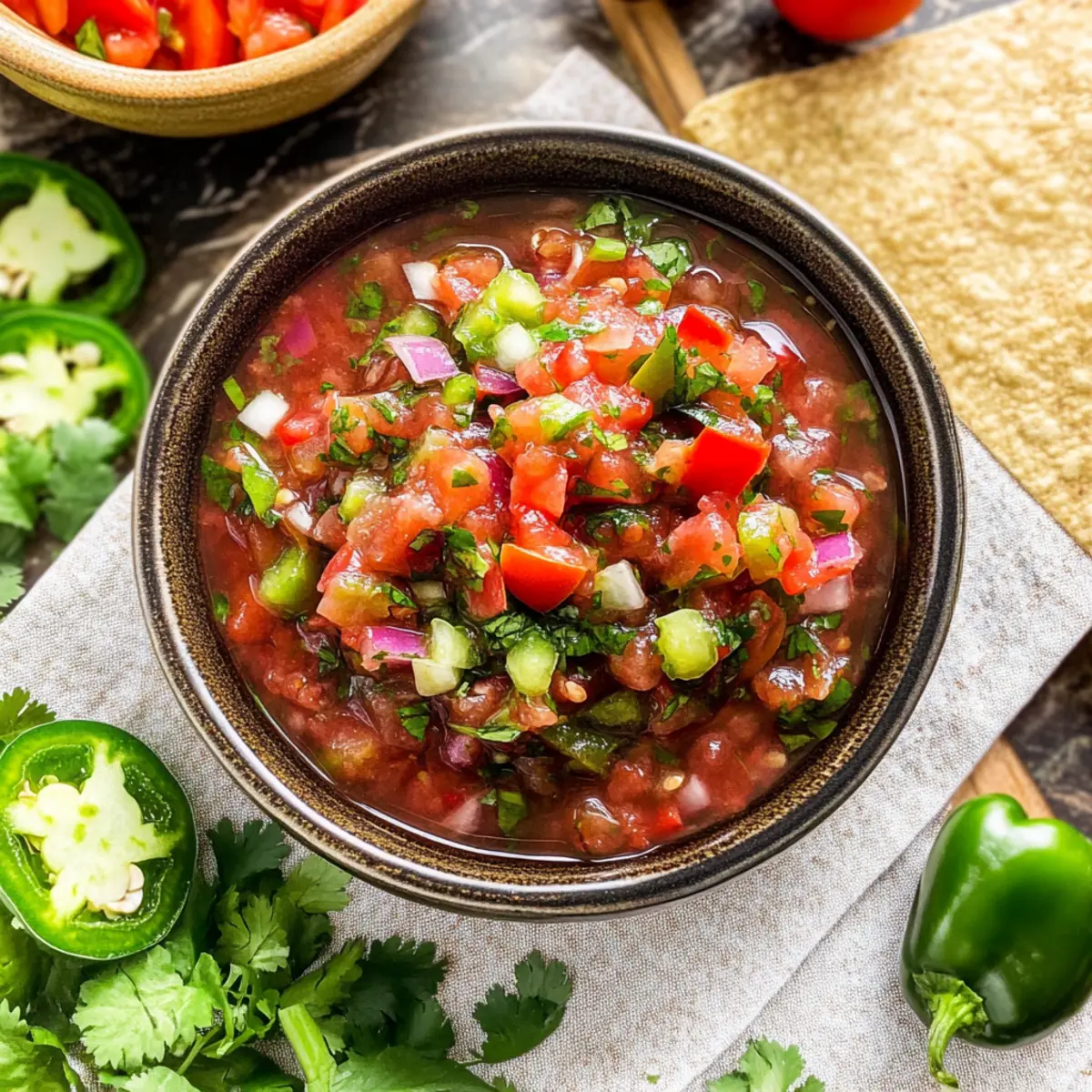 Fresh Garden Salsa Bursting with Summer Flavor and Freshness