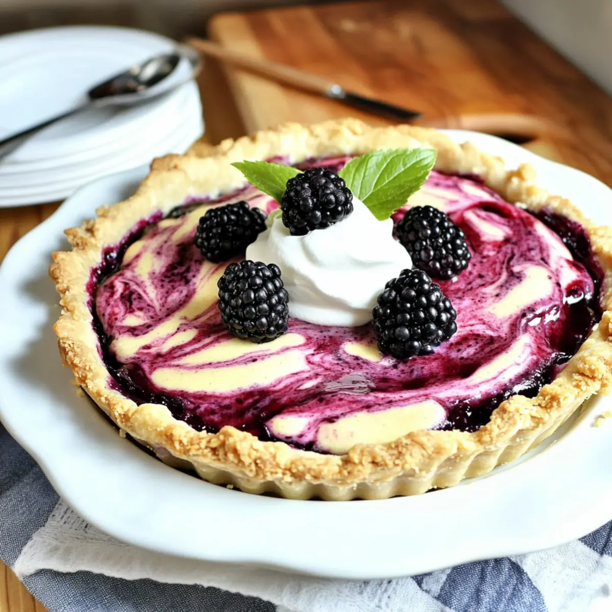 Creamy Blackberry Lemonade Pie: A No-Bake Summer Delight